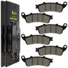 Caltric Front and Rear Brake Pads for Honda VFR800 VFR800A