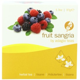 Adagio Teas Gourmet Tea Bags, Fruit Sangria, 15 Count
