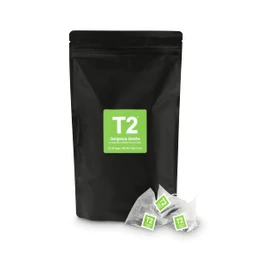 T2 Tea Gorgeous Geisha Green Tea Bags in Resealable Foil Refill Bag, 60-count