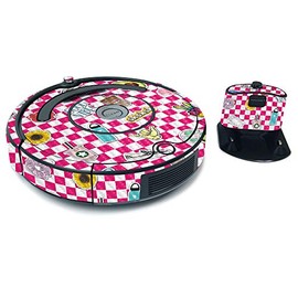 MightySkins Carbon Fiber Skin for iRobot Roomba 675 Max Coverage - VSCO Girl | Protective, Durable Textured Carbon Fiber Finish | Easy to Apply, Remove, and Change Styles | Made in The USA