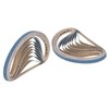 sourcing map 10pcs 3/8" x 21" Sanding Belts 120 Grits