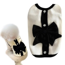 Dog T Shirt for Small Dogs Girl Boy,Pet Clothes Fashionable Striped Dog Shirt Vest，Sleeveless Breathable Puppy Shirt Summer for Small Medium Dogs Cat(X-Large)