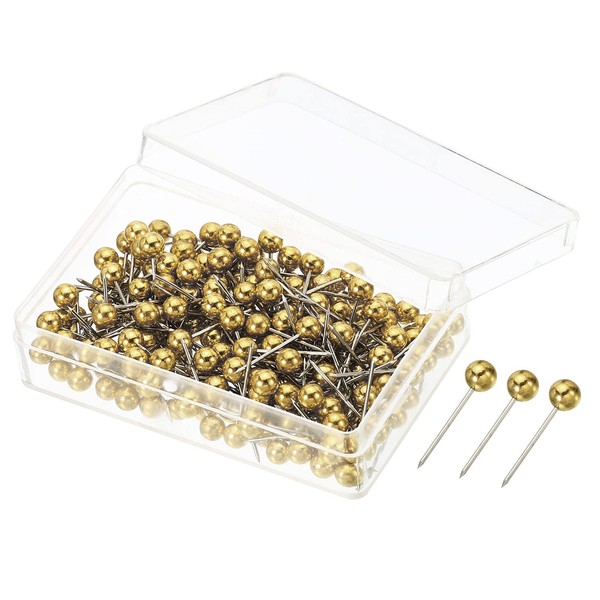 PATIKIL Push Pins, 200 Pack Round Head Map Tacks Thumb
