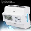 3 Phase 4 Wire Electronic Energy Meter 35mm DIN Rail