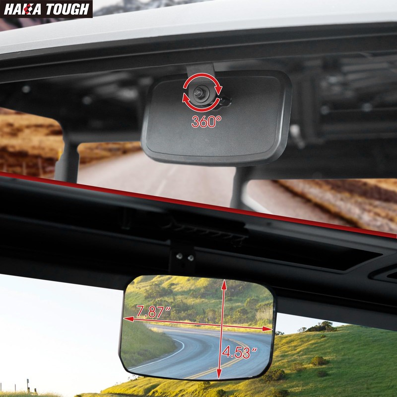 HAKA TOUGH Side View Mirrors & Wider Rear View Mirror