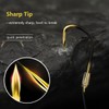 AMHDV Small Barbless Fishing Hook with Line, Tiny Fish Hooks