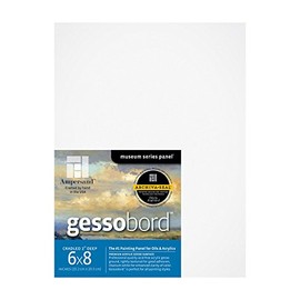 Ampersand Gessobord for Acrylic, Oil and Mixed Media, 2 Inch Depth Cradle, 6X8 Inch (GBWC06)
