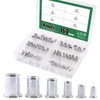 Keadic 160Pcs M3 M4 M5 M6 M8 M10 Metric Rivet