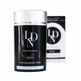 LDN Professional Hair Building Fibres for Hair Loss and Thin Hair, No.1 for Instantly Thickening Hair Naturally, 20g hair fiber bottle (Black)