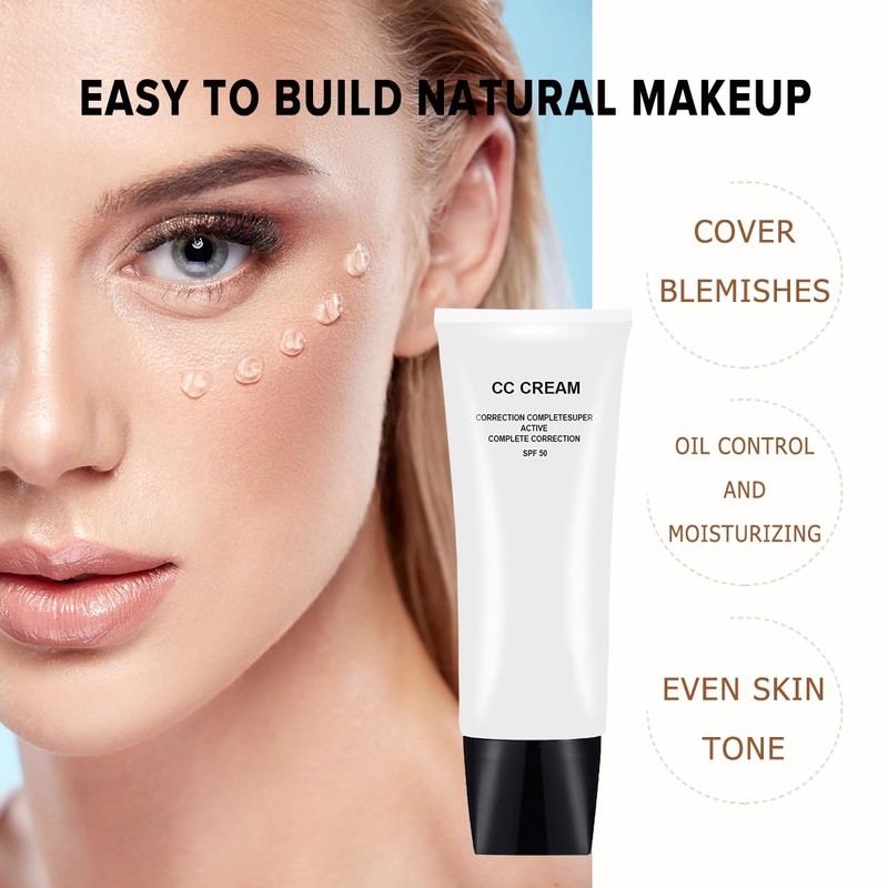 GHFCZOO CC Cream Skin Tone Adjusting for Mature Skin, Complete
