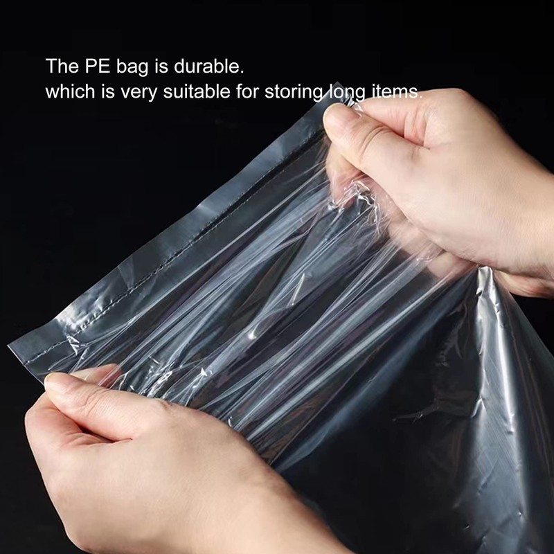 28 Inch Long (50-Pack) Flat Open Poster Sleeves, 2 Mil