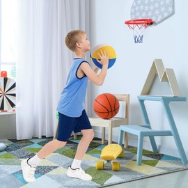 No Noise Basketball - Soundless Basketball for Training,Easy Grip Quiet Ball Practice Ball for Family, Boys, Girls