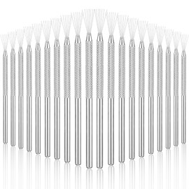 Umigy 20 Pcs Clay Needle Tool Feather Wire Texture Tool Clay Modeling Tools for Clay Ceramic Pottery Sculpting Texturing Modeling Detail Tools, 5.12 Inch