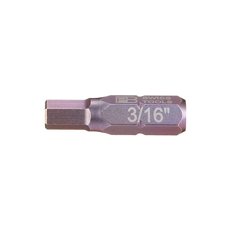 PB SWISS TOOLS C6-213Z-3/16 Hex Bit