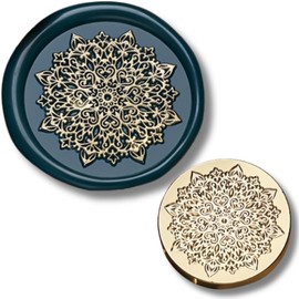 Winter Series Snow Crystal Sealing Stamp Head Sealing Wax Sealing Wax (Snow White)