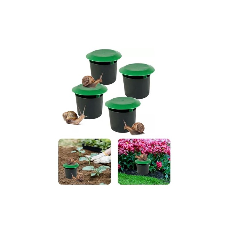 ADEPTNA ECO FRIENDLY NON-TOXIC PLASTIC SLUG AND SNAIL TRAP –
