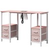 WODRAWER Manicure Table for Nail Tech, Nail Tech Table Station