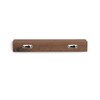 Buchenbusch urban design Key Rack Walnut, Felt Insert Coffee Brown