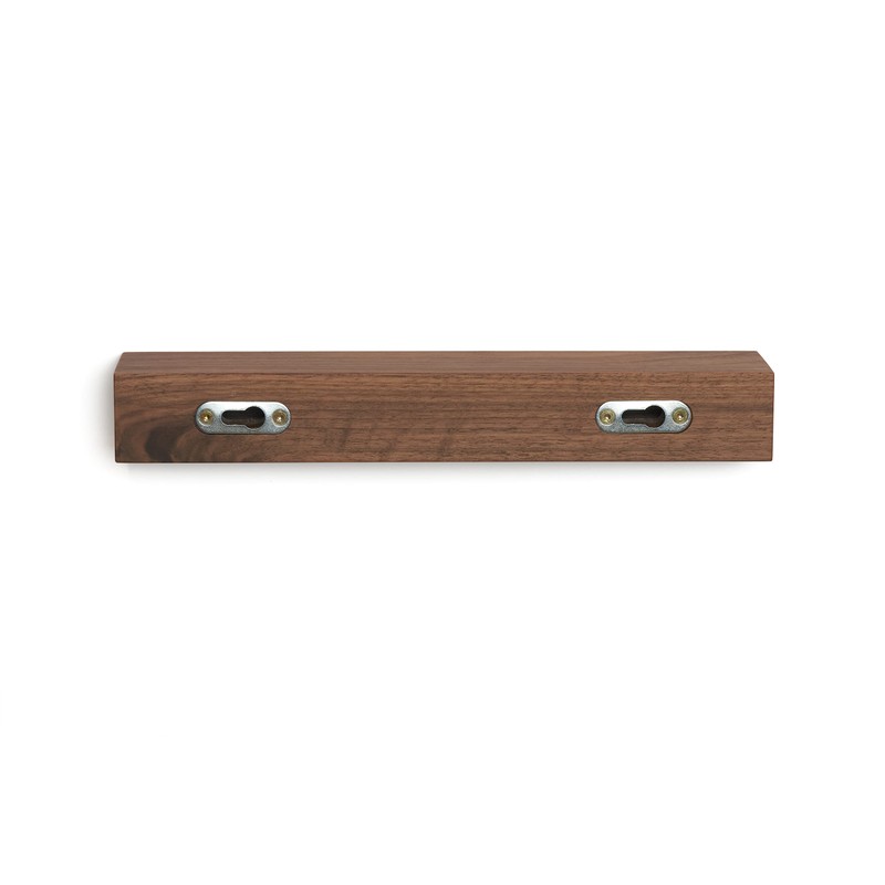 Buchenbusch urban design Key Rack Walnut, Felt Insert Coffee Brown