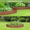 Corrugated Metal Garden Edging, 6"×20Ft Landscape Edging Border for Garden,