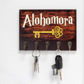 getDigital Alohomora Key Rack | Magic Key Rack with Magic Spell | Key Board with 5 Key Hooks as Fabulous Fan Item