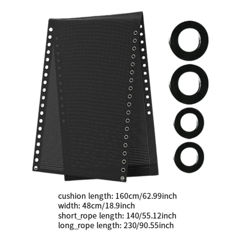 Lounge Chair Cloth Replacement Fabric Cloth Sling Black