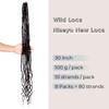 Niseyo Wild Locs 30 Inch Distressed New Faux Locs with