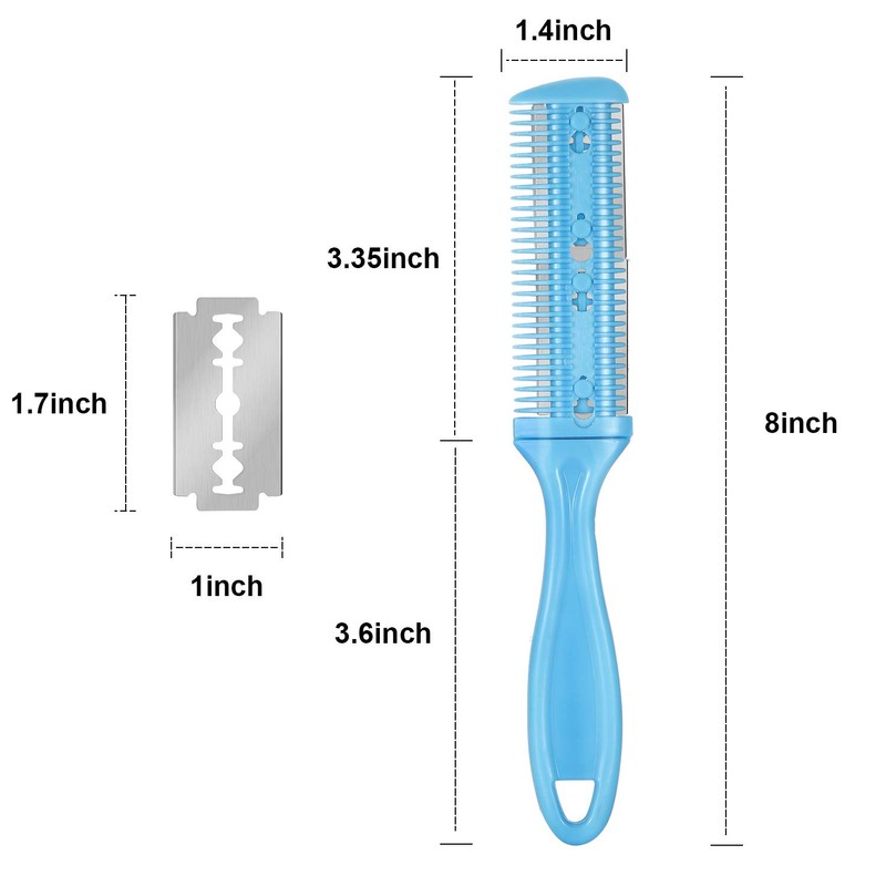 Maitys 3 Pcs Haircut Razor Comb Hair Cutting Comb with