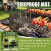 Fire Pit Mat Under Grill Mat Round Grill Mat Outdoor