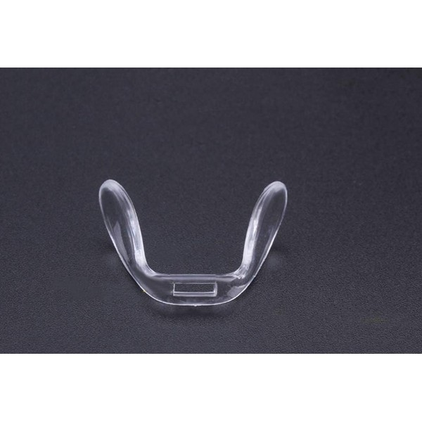 BEHLINE - Almohadillas para nariz de puente de una pieza con correa antideslizante de repuesto para Nosepads, forma de U, pieza de nariz para gafas, gafas, gafas ópticas para niños/adultos (estilo 2)