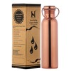 Pure Copper Water Bottle with Handle, 600 Ml, UNLINED, UNCOATED