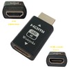 Woieyeks 4K HDMI EDID Emulator Passthrough Adapter,Female Port Connected to