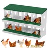 Chicken Nesting Boxes, 8 Compartments Nesting Boxes, Metal Chicken Laying
