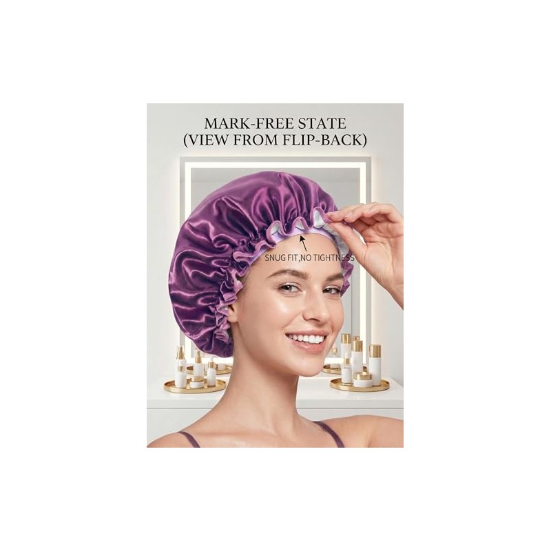 Aquior Mantenga Cabello Seco Gorros Ducha Doble Capa Protección Son