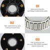 AEagle 2 Sets 5 on 4.5" Bolt Circle Trailer Hub