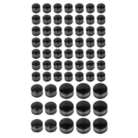 Unbranded Black Cut Engine Topper Bolt Caps For Harley Fat Boy Heritage Softail 2000-2006
