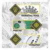 SE Dual-Sided Non-Ferrous Wire Gauge - 0-36 AWG and SAE,