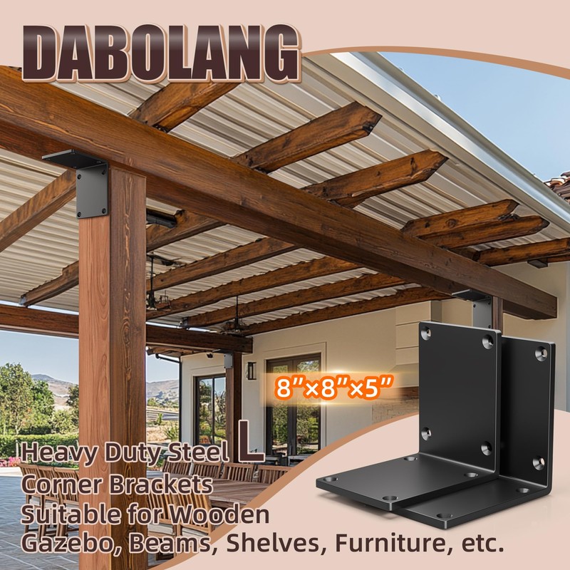 Dabolang 2 Pcs 8" X 8" X 5" Heavy Duty