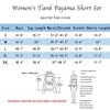 ENJOYNIGHT Women's Pajamas Set Sleeveless Tank Top and Shorts Sleepwear