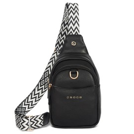 OSOCE Small Sling Bag, Anti-theft Crossbody Shoulder Chest Bag with Card Holder for Women Sling Backpack for Traveling Hiking