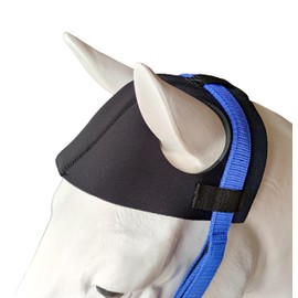 HUNTERS SADDLERY Comfort Poll Guard for Horses - Headshaking Relief, Headcollar Bridle Pressure Reduction, Stable Travel Head Protection - Cob Full Size
