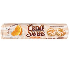 Creme Savers Orange and Creme Hard Candy | The Taste of Fresh Orange Swirled in Rich Cream | The Original Classic Creme Savers Brought To You By Iconic Candy | One Individual Roll