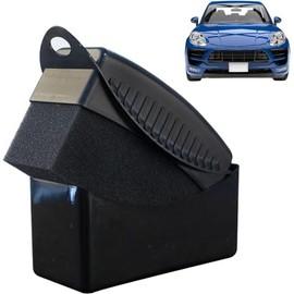 Car Tyre Sponge Car Cleaning Sponge with Lid, Tyre Dressing Applicator Pad, Application Sponge Tyre Gloss Gel Tyre Care for the Car, Applicator Brush for Tyres, Gel Sponges, Brushes
