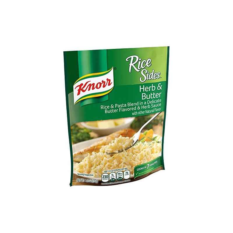 Knorr Rice Sides Rice Side Dish, Herb & Butter 5.4