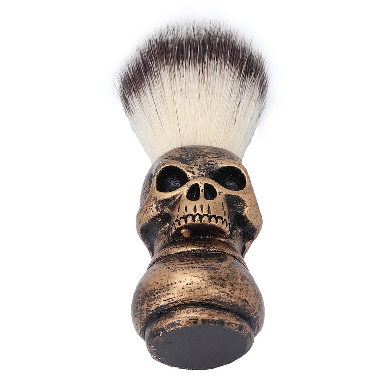 Men's Shaving Brush with Creative Skeleton Shape Handle Facial Beard
