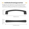 Asidrama 10 Pack 4 Inch(102mm) Matte Black Kitchen Cabinet Handles,