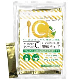ビタミンC (L-アスコルビン酸) スティック 30包入り 約1カ月分 持ち運び 粉末 パウダー原末 純度99.0％以上