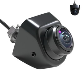 1080P AHD Backup Camera for Cars 【3 DIY Switches】w 360°+45° Rotatable 170° Wide Angle Rear Camera Clear Night Vision Front/Side/Rear View Camera IP68K Waterproof Reverse Camera Fisheye Lens (6m cable)