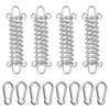 Ubric 4Pcs Stainless Steel Tension Springs Kit Suitable for Camping