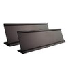 2" x 8" Nameplate Desktop Holder 2 Pack (Black)